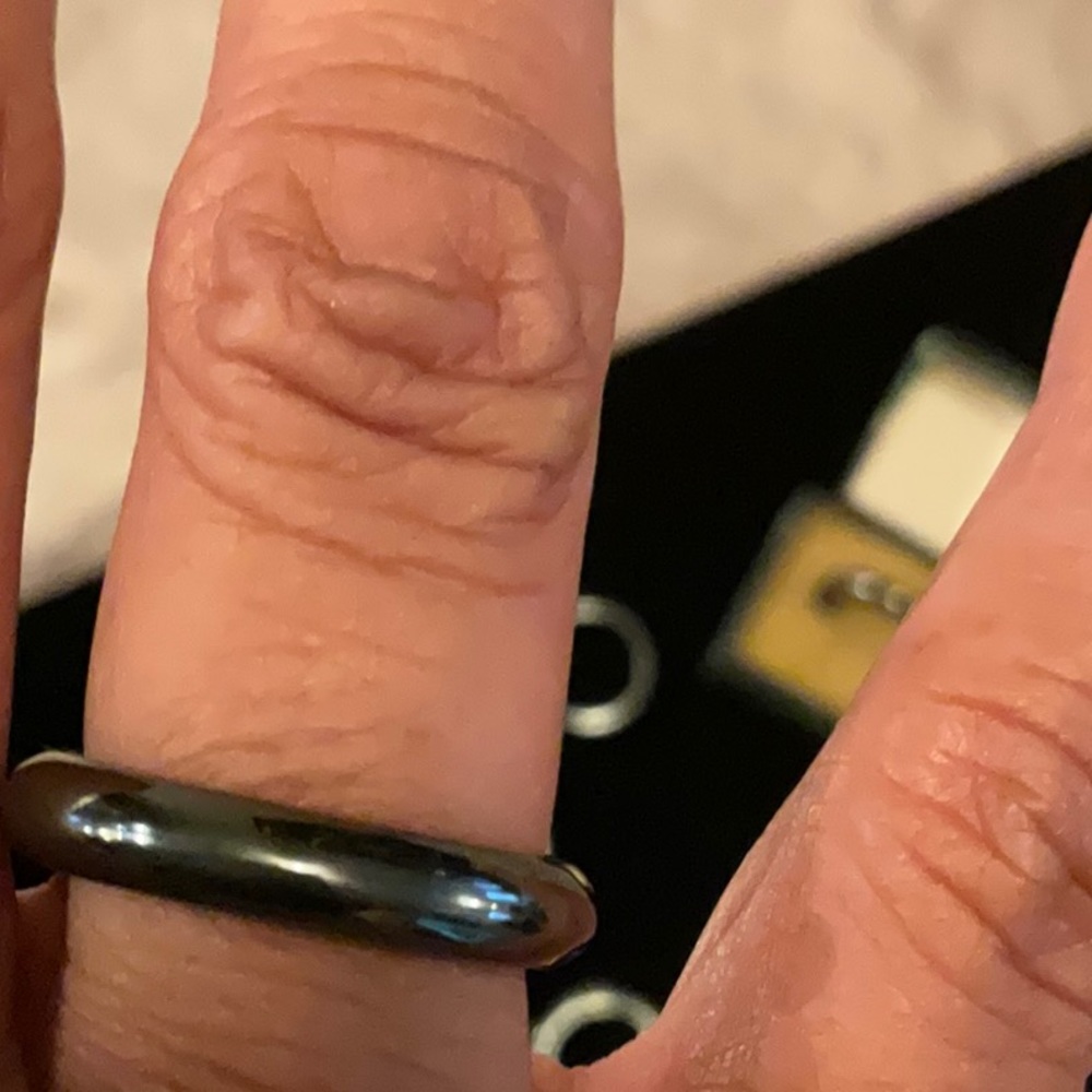 Hematite rings for women men Unisex - Picture 4 of 4